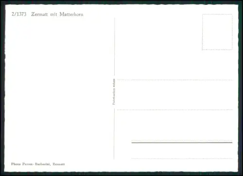10x AK - Ansichtskarte Postkarte - Zermatt - Kanton Wallis Schweiz