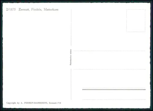 10x AK - Ansichtskarte Postkarte - Zermatt - Kanton Wallis Schweiz