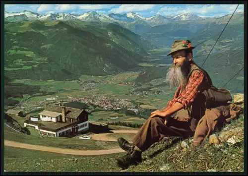 2x Kronplatz Südtirol Bergmotiv Hirte Panorama Dolomiten Bruneck Plan de Corones