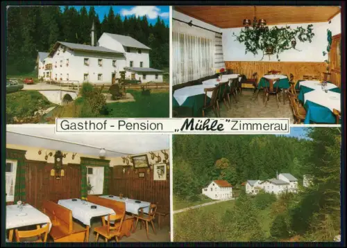 AK  Zimmerau Rinchnach - Gasthof Pension Mühle Bayerwald Innenräume Landgasthaus