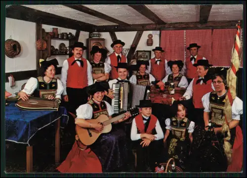 AK - Staufen-er Trachtengruppe - Musikerinnen Musiker - Zither Gitarre Akkordeon
