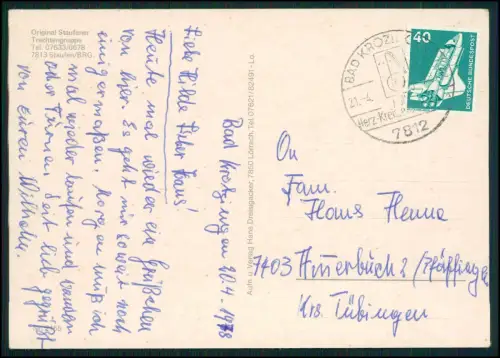 AK - Staufen-er Trachtengruppe - Musikerinnen Musiker - Zither Gitarre Akkordeon