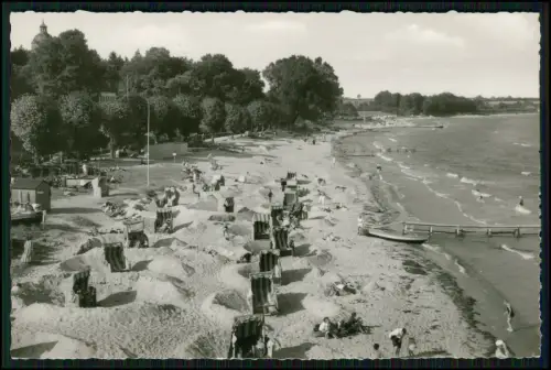 Foto AK - Haffkrug Ostseebad Strandkörbe Promenade - Lübecker Bucht Küstenmotiv