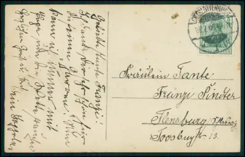 Kronprinzessin Cecilie mit Sohn Prinz Louis Ferdinand kurz nach Geburt 1908 gel.