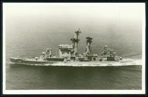 Foto 14x9cm - Albany US Kreuzer CG 10 - Foto Umbauphase Lenkwaffen Ära - US Navy