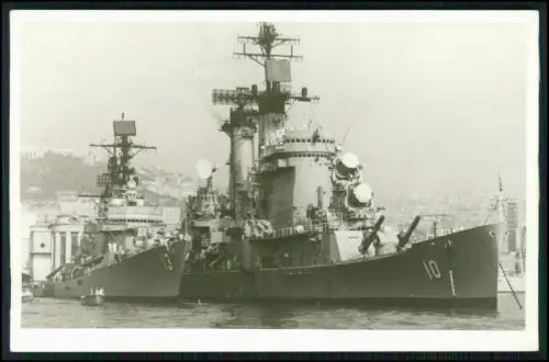 Foto 14x9cm  Albany US Kreuzer CG 10 - und Biddle DDG 13 Hafenliegeplatz US Navy