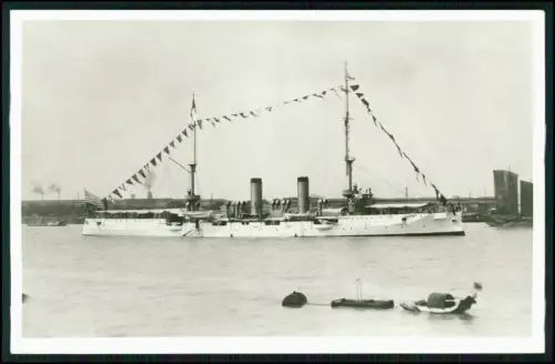 Foto 14x9cm -  USA Hafen USS Albany CL23 - US Navy New - Orleans Klasse Kreuzer