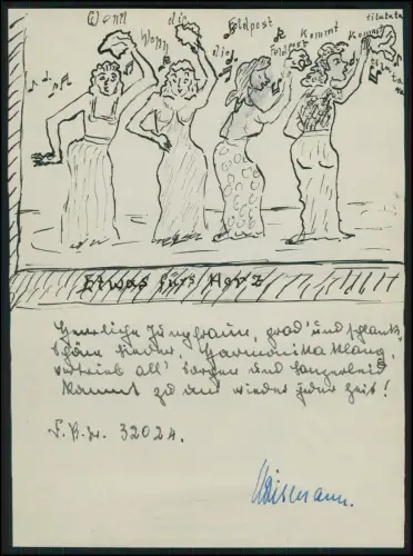 Foto 9x6cm - Porträt Soldat Wehrmacht - u. Zettel Brief handschriftliche Widmung