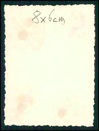 Foto 8x6cm - Porträt Soldat Wehrmacht - u. Zettel Brief handschriftliche Widmung