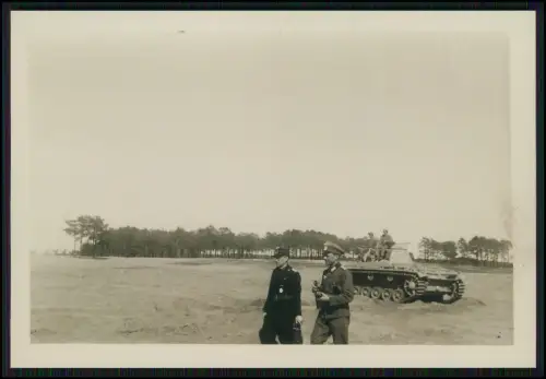 3x Foto 13x9cm - nach 1945 - German Panzer Tank WK 2.