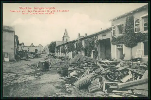 1.WK Landwehr inf. Rgt. 122 - Soldat R. Betz- Feldpost Nov. 1915 Bezange Lothri.