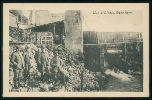 1.WK Landwehr inf. Rgt. 122 - Soldat R. Betz Feldpost März 1916 Dun Maas E-Werk