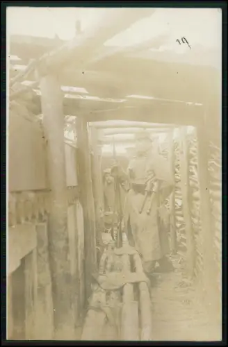 1.WK Landwehr inf. Rgt. 122 - Soldat R. Betz Mai 1916 Stielhandgranate im Koppel