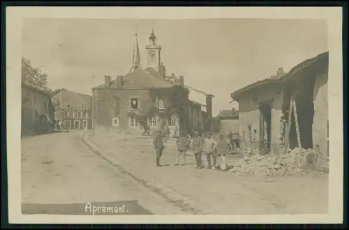 1.WK Landwehr inf. Rgt. 122 Soldat R. Betz Feldpost Juli 1916 - Apremont Foto