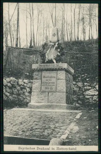 1.WK Landwehr inf. Rgt.122 Soldat R. Betz Feldpost Sept 1916 Hattonchâtel 4. Bay