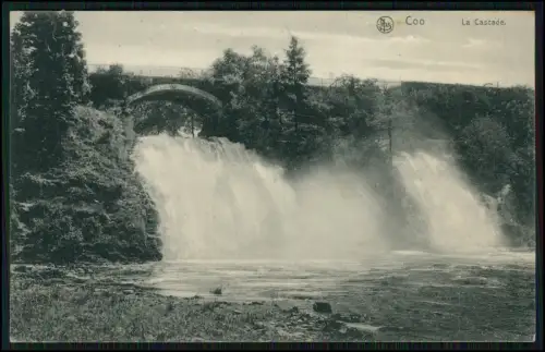 1.WK Landwehr inf.Rgt.122 Soldat R.Betz Feldpost Dez. 1916 - Wasserfälle von Coo