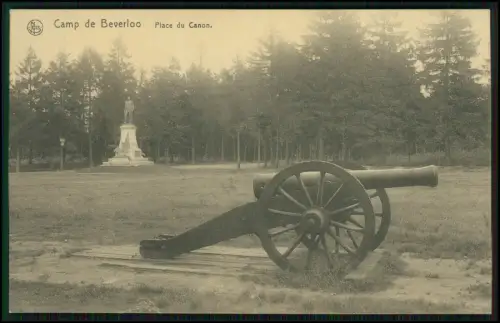 1.WK Landwehr inf.Rgt.122 Soldat R.Betz Feldpost Jan. 1917 -Camp Beverloo Canon