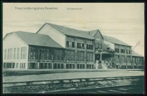 1.WK Landwehr inf.Rgt.122 Soldat R.Betz Feldpost Feb. 1917 Soldatenheim Beverloo