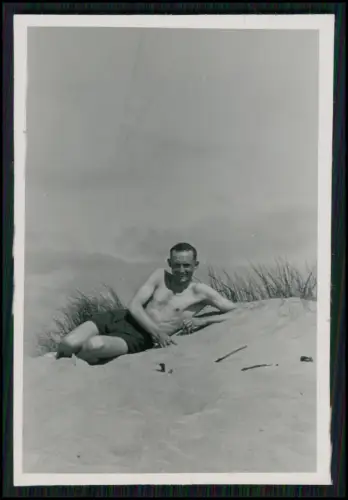 12x Foto - Wehrmacht Soldaten Baden Küste Danzig Gdańsk ü. Oliwski Park 1940
