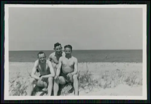 12x Foto - Wehrmacht Soldaten Baden Küste Danzig Gdańsk ü. Oliwski Park 1940