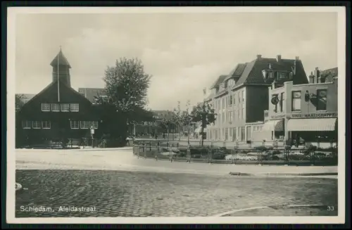 3x Foto AK - Ansichtskarte Postkarte Schiedam Südholland Niederlande - 1935 gel.