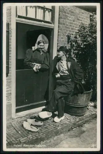 7x Foto AK - Ansichtskarte Ansichten Orte Holland Niederlande - 1937 gelaufen
