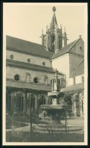 2x Foto AK -dreischiffige Klosterkirche St. Maria in Bebenhausen Tübingen - 1938