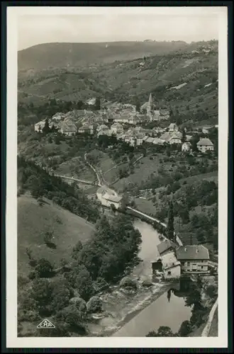 Foto AK - Mouthier Haute Pierre Wassemühle Loue Frankreich Doubs Tal Panoramas