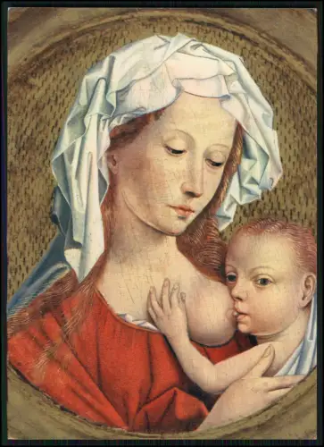 7x AK Dijon Madonnenmotiv Stillende Maria Meister von Flémalle École Kunstmuseum