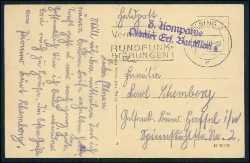 Elbing Elbląg Westpreußen Stapellauf auf der Schichauwerft - 1940 Feldpost gel.