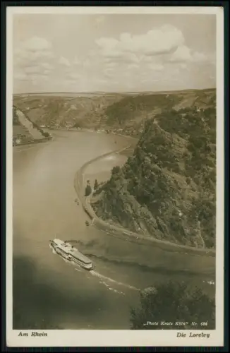 9x AK vom Mittelrhein - Burgen Dampfer charakteristische Flusslandschaft ab 1915