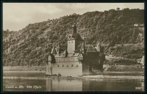 9x AK vom Mittelrhein - Burgen Dampfer charakteristische Flusslandschaft ab 1915
