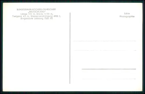 2x AK Deutschland als Fährschiff Deutsche Bundesbahn bedeutendes Passagierschiff