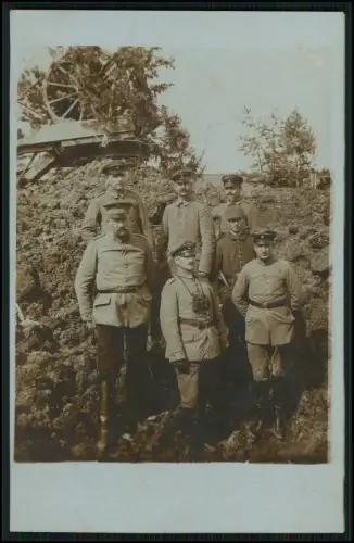 Foto AK 1.WK - Soldat Dresden -Reserve-Fußartillerie-Regiment Nr. 19 Werfer 30,5