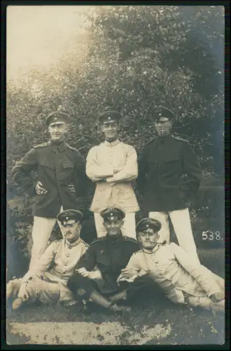 Foto AK - Soldaten aus Dresden - Sächsische Armee - 1910 Königsbrück gelaufen