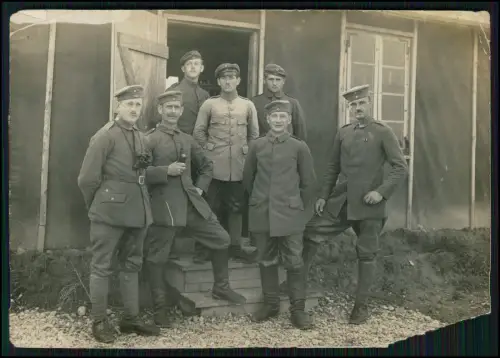 6x Foto AK 1. WK - Soldaten im Einsatz - Feldpostkarten 1914-1918