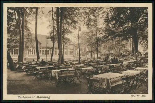 AK - Mülheim Speldorf Duisburg - Restaurant Monning Gartenlokal - 1929 gelaufen