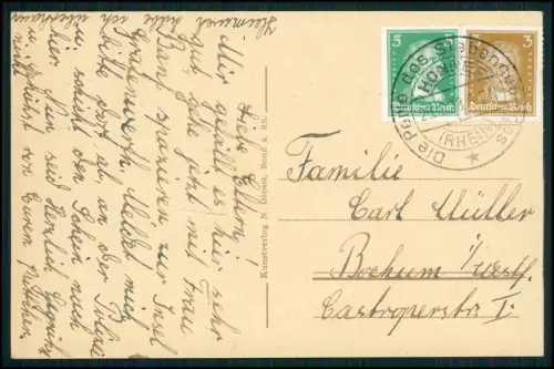 5x AK - Rheintal Bad Honnef Königswinter Drachenfels u.a. - alle 1920er gelaufen