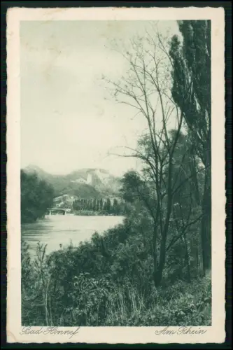 5x AK - Rheintal Bad Honnef Königswinter Drachenfels u.a. - alle 1920er gelaufen