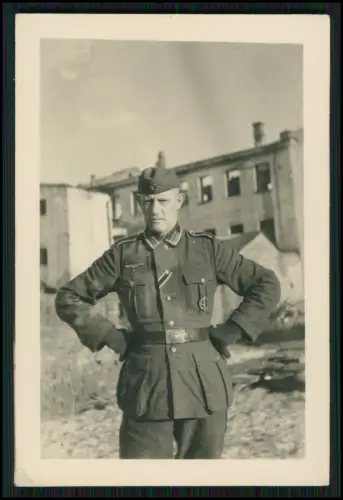 15x Foto - Soldaten Wehrmacht - Pkw Lkw Fahrzeug Ostfront Dorf Bauern und andere