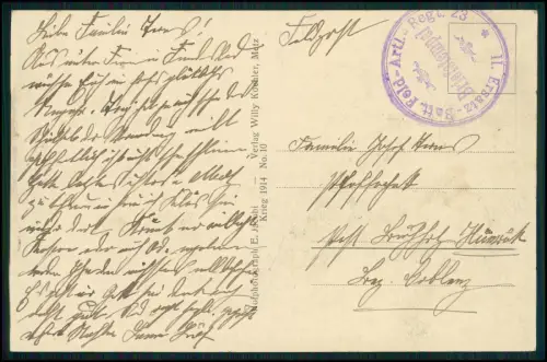 AK 1. WK - Thiaucourt Meurthe-et-Moselle - deutsche Soldaten 1916 Feldpost gel.