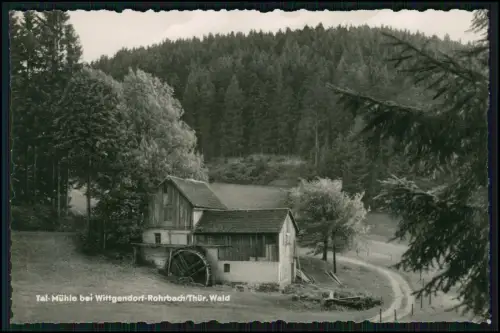 Foto AK - Wittgendorf Zittau - die große Tal Wasser-Mühle - Rohrbach Saalfeld