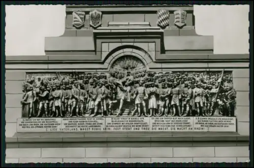 2x Foto AK - Rüdesheim Nationaldenkmal - Germania Relief Niederwald - Echtfoto