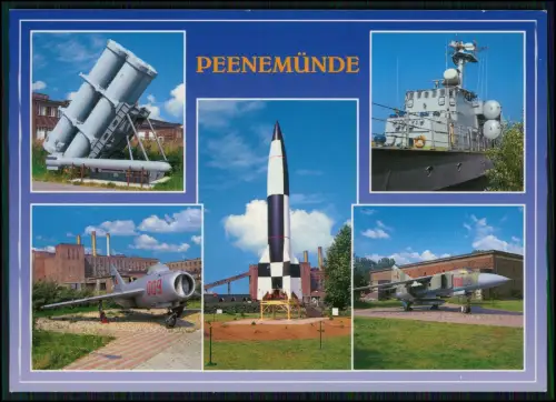 AK - Peenemünde - Technik Zentrum - Motiv Rakete V2 MIG Museum Schiff Flugzeuge