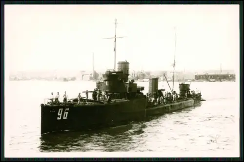 Foto AK - Wilhelmshaven Torpedoboot T 196 Nr. 96 Kaiserliche Marine Kriegsmarine