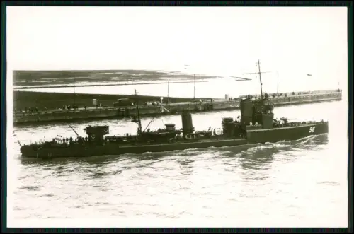 Foto AK - Wilhelmshaven Torpedoboot T 196 Nr. 96 Kaiserliche Marine Kriegsmarine