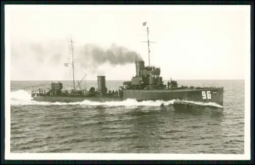 Foto AK - Wilhelmshaven Torpedoboot T 196 Nr. 96 Kaiserliche Marine Kriegsmarine