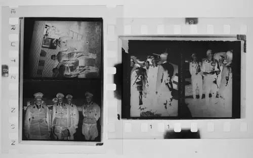 2x Negativ Dia - 4x3,5cm - Wehrmacht Soldaten - Luftwaffe