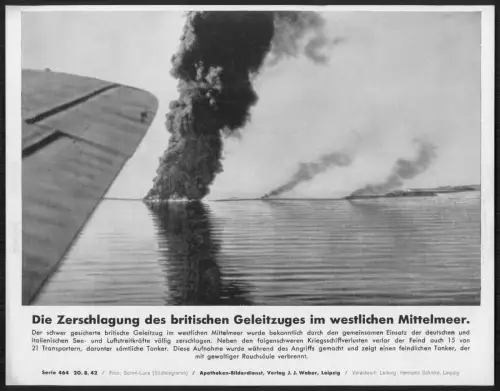 Kriegsmarine Die Zerschlagung des britischen Geleitzuges im westlich Mittelmeer