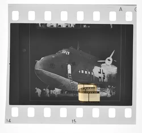 Negativ 4x3,5cm - Flugzeug - Blohm & Voss BV 222 Wiking - Flugboot